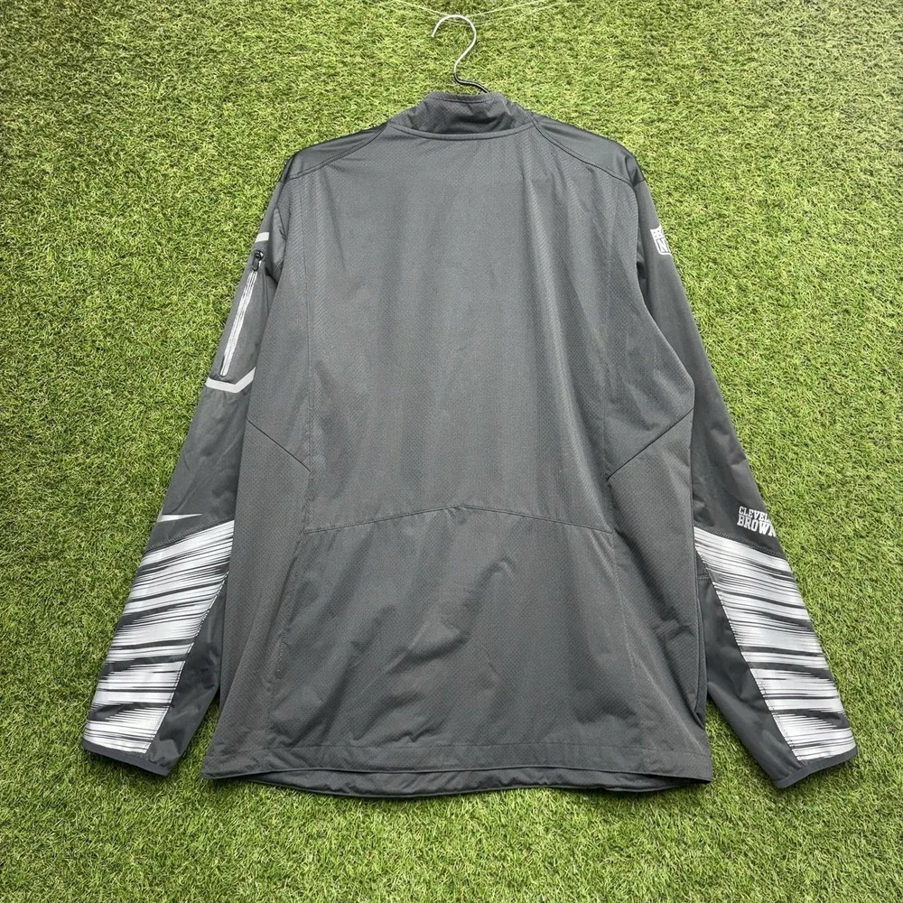 Nike Cleveland Browns On Field 1/4 Zip Pullover Mens XL Large NFL Sideline